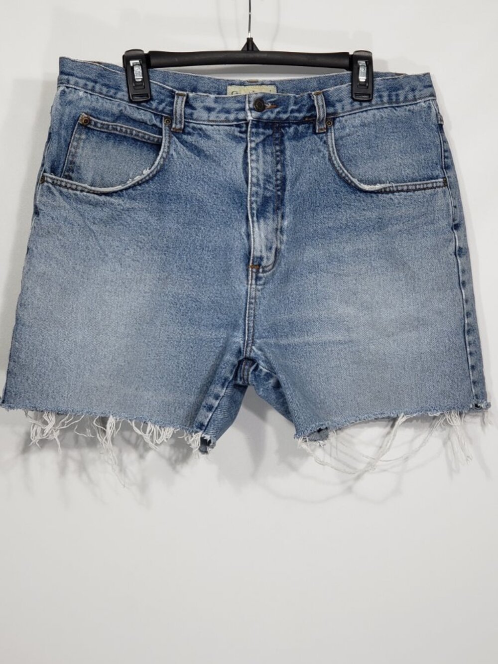 Vintage Great Land  Denim Jean Cutoff Shorts  Size 36  summertime casual